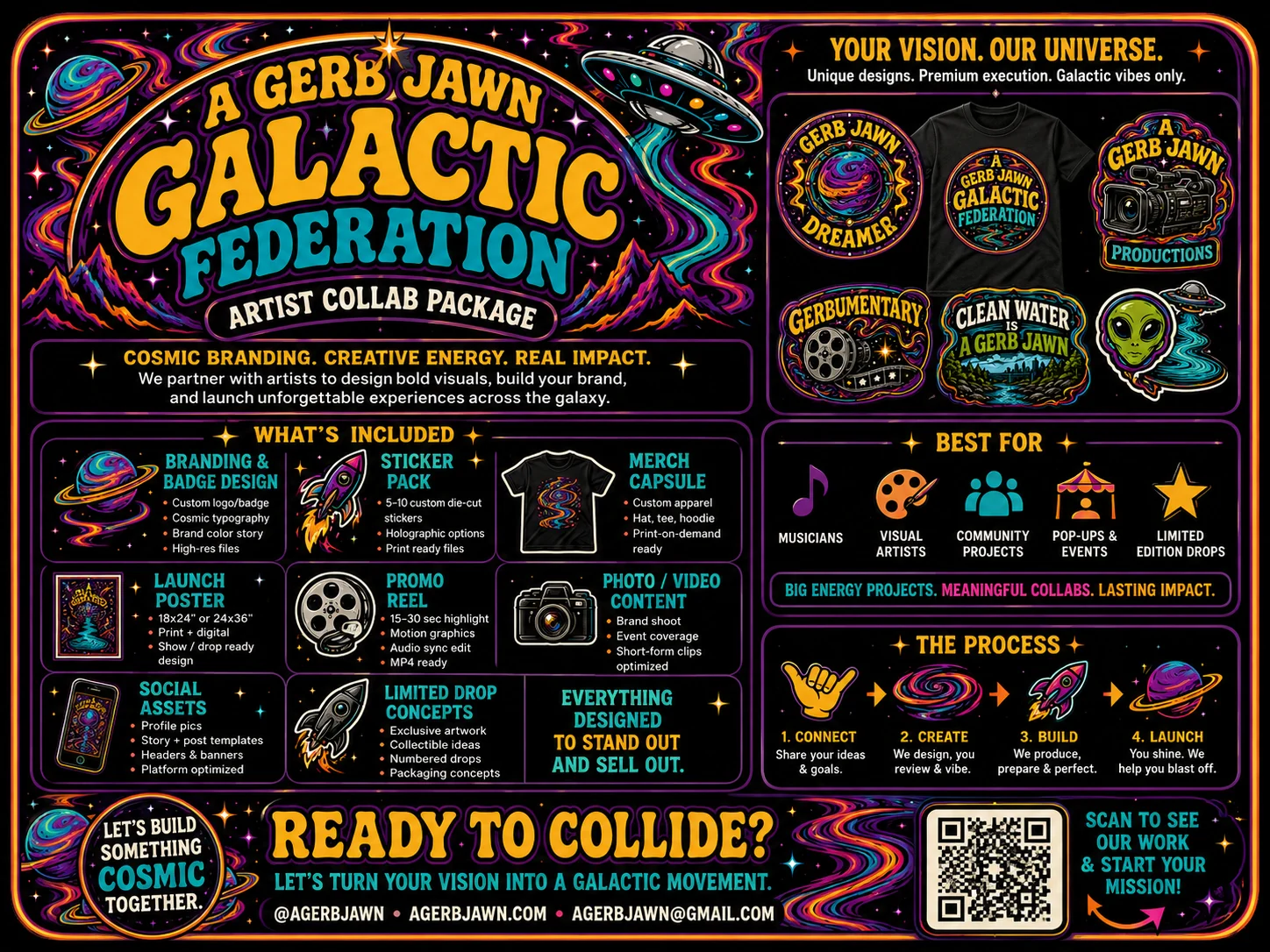 Artist collab flyer
