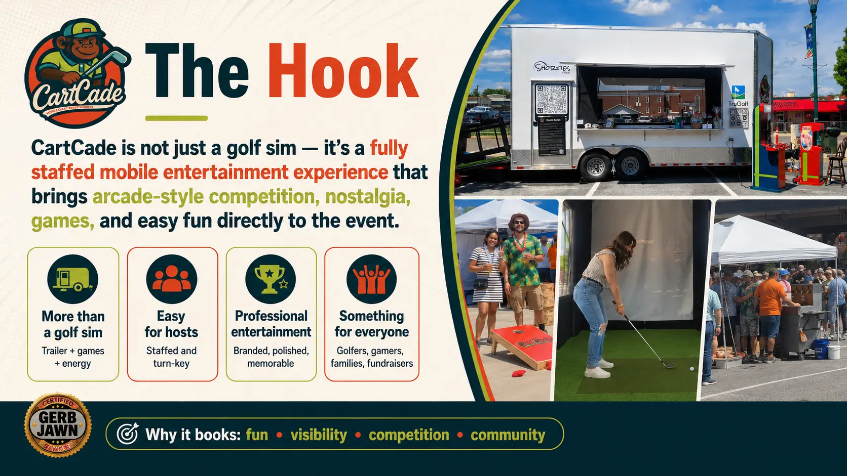 CartCade campaign hook and mobile entertainment positioning