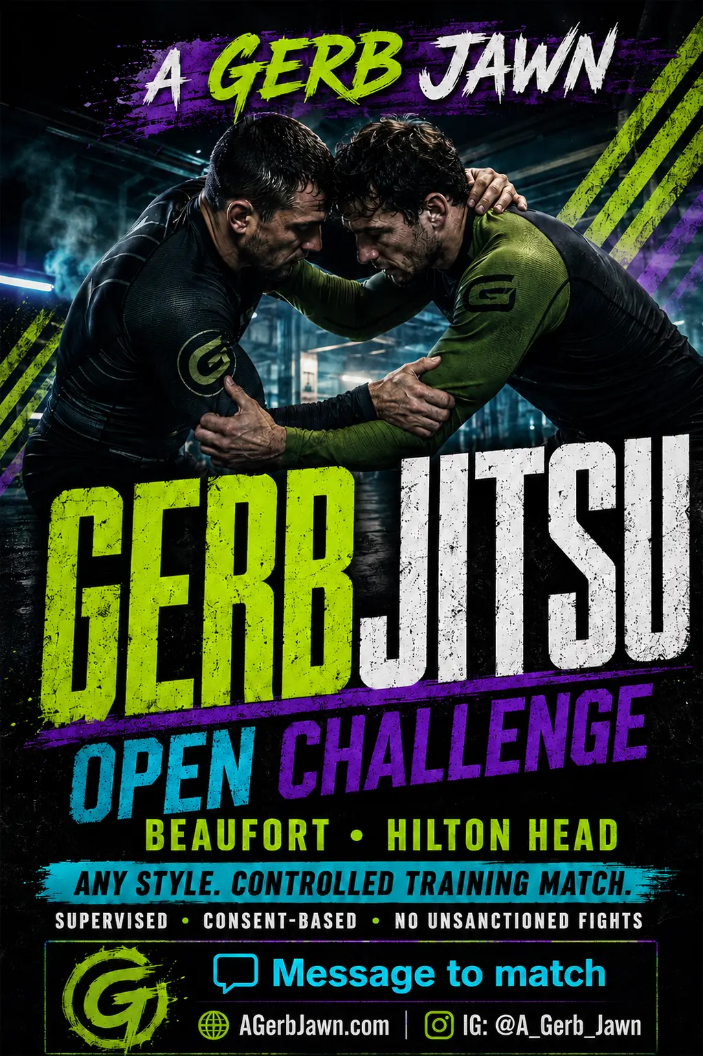 A Gerb Jawn Gerbjitsu Open Challenge poster